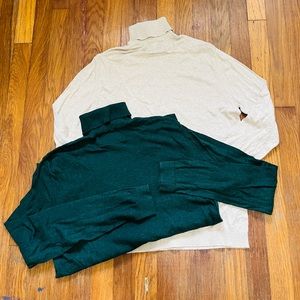 Topman Lightweight Turtleneck Pullovers
